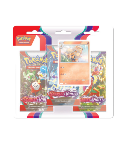 Pokemon Scarlet & Violet 3-Booster Blister Arcanine