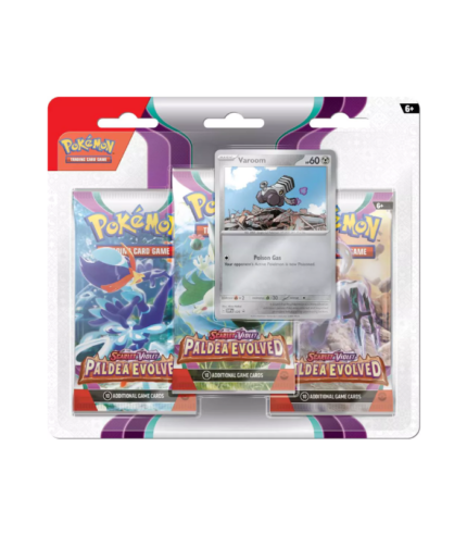 Pokemon Scarlet & Violet Paldea Evolved Varoom 3-Pack Blister (1)